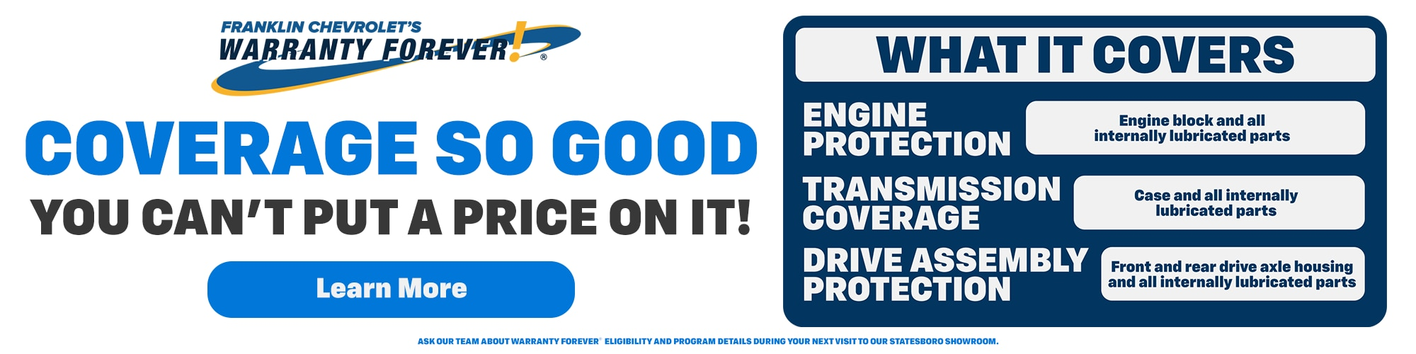 Coverage So Good at Franklin Chevrolet in Statesboro GA